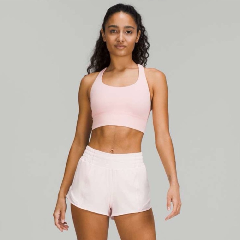Lululemon Hotty Hot High Rise Athletic Shorts Strawberry Milkshake Pink 12
